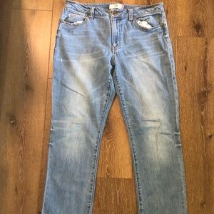 CAbi women’s light washed jeans size 12